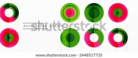 Abstract background with circle symmetric grid composition. Circle pattern creating sense of movement. Grid adds structure and balance to the composition, with equal spacing between each circle