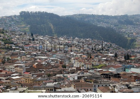San Francisco de Quito, most often called Quito, is the capital city of Ecuador in northwestern South America. With a population of approximately 1,397,698 according to the last census (2001).
