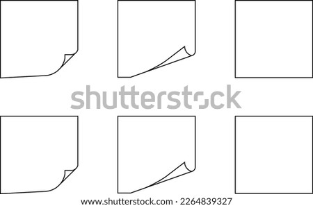 Notes, paper, label, sticky, notepad, vector, scalable, customizable, template