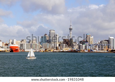 New Zealand - City of Sail, Auckland Skyline