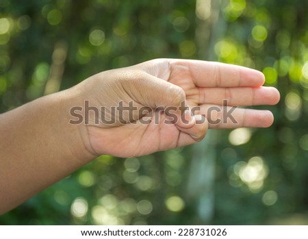 hands nature outdoor
