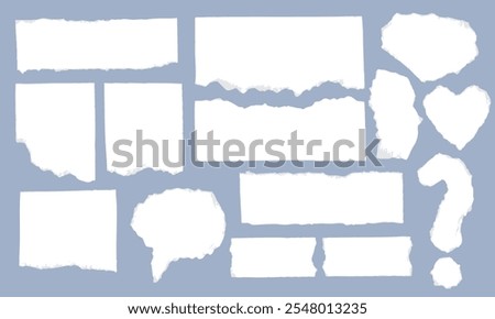 Similar – Image, Stock Photo Question mark on shredded paper