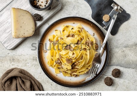 Similar – Foto Bild Zuerst die Butter, dann das Brot, erklärt das kleine Mädchen der Sonnenschein, mit verschmierten Mund.