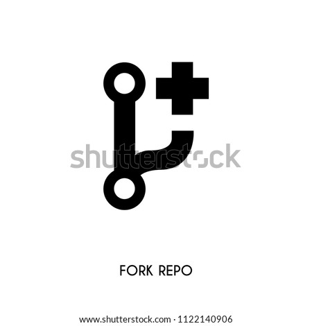Fork repo vector icon