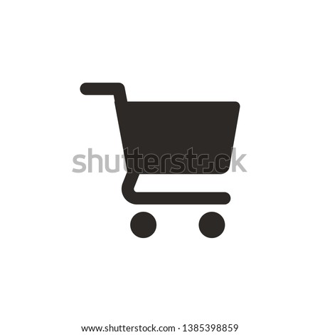 Shopping, basket vector icon. Simple element illustration from UI concept. Shopping, basket vector icon. Finance concept vector illustration.