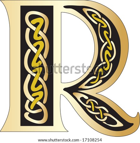 Vector Illustration For Celtic Letter - 17108254 : Shutterstock