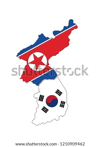 KOREA MAP Graphic