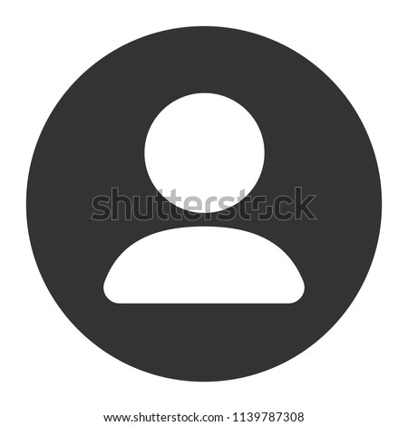 Social member vector icon. Person icon. Social profile avatar icon. Gray background. Add friend sign. Vector flat sign.