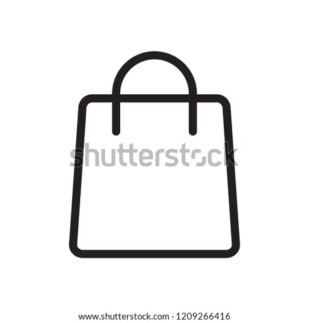 Shopping bag icon