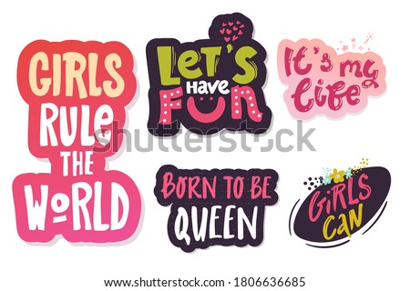 33+ Calligraphy Girls Rule The World Images