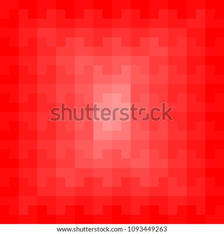 Red chevron arrows or plus icon logo repeating pattern background vector. Abstract geometric designs and shapes.