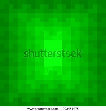 Green chevron arrows or plus icon logo repeating pattern background vector. Abstract geometric designs and shapes.