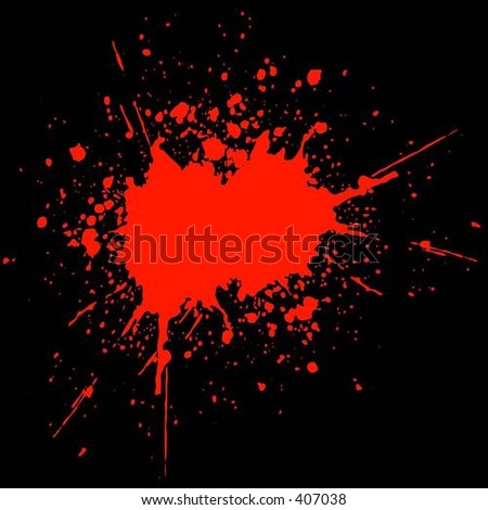 Blood Splat On Black - Vector - 407038 : Shutterstock