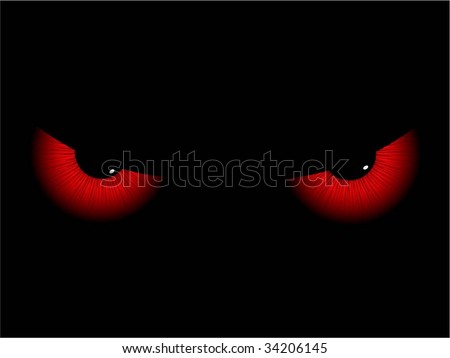 Evil Eyes Stock Vector Illustration 34206145 : Shutterstock