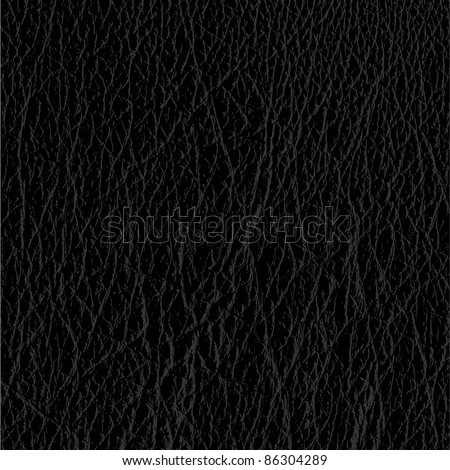 Detailed black leather texture