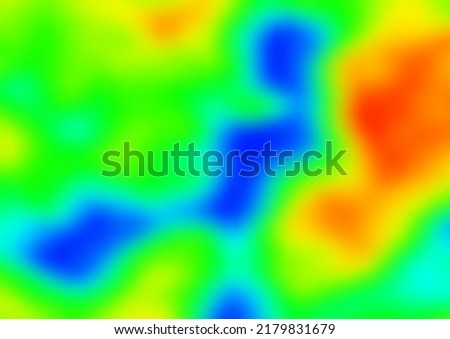 Abstract thermography style heat map gradient background