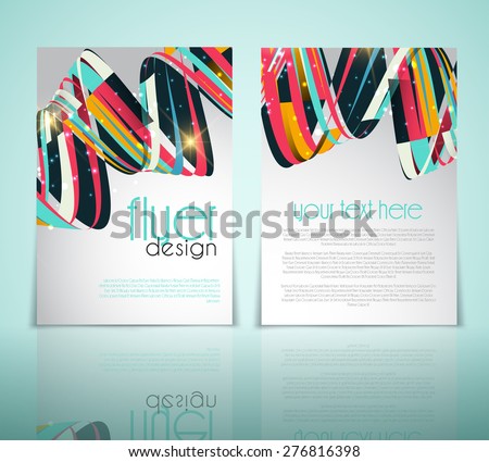 double sided flyer design download free vector art stock graphics
