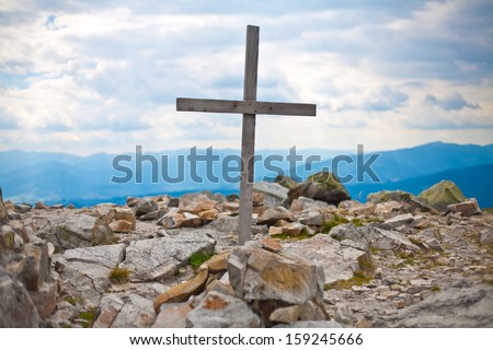 Cross on the hill