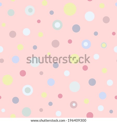 Seamless abstract colors circles. vector illustration