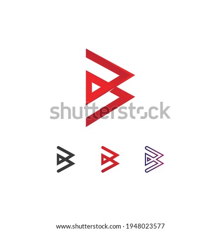 Arrow vector illustration icon Logo Template design media, play, music, fast logo and business