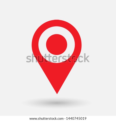 location pin icon,check-in loaction icon vector