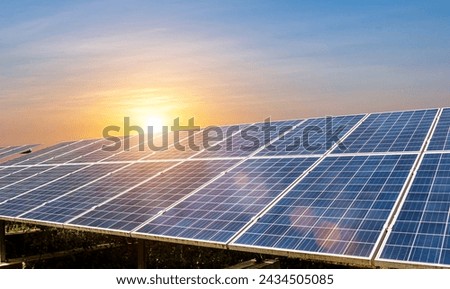 Similar – Image, Stock Photo Photovoltaics and sunshine