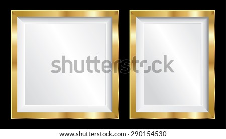 Silver Vector Picture Frames