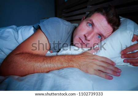 Similar – Image, Stock Photo Wide awake Attractive Man