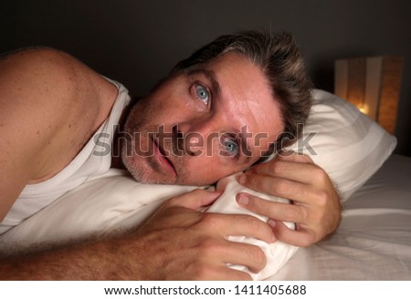 Similar – Image, Stock Photo Wide awake Attractive Man