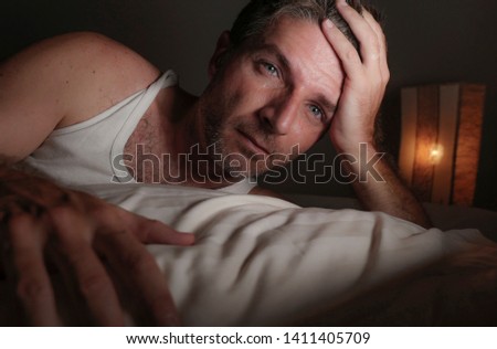 Similar – Image, Stock Photo Wide awake Attractive Man