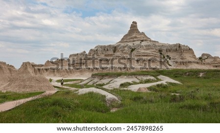 Similar – Foto Bild Canyon im Badlands National Park USA von unten aufgenommen