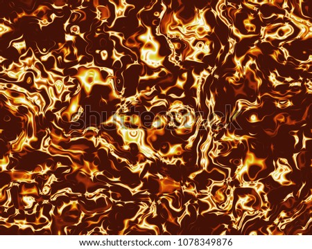 Similar – Image, Stock Photo Bright orange lava emitting out of volcano at night