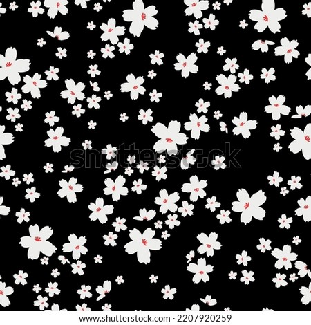Similar – Image, Stock Photo small white flowers / herb