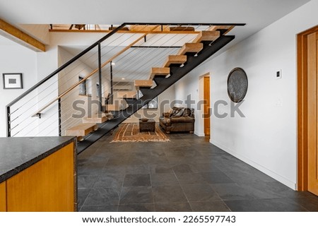 Similar – Image, Stock Photo Open staircase