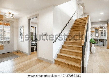 Image, Stock Photo Open staircase