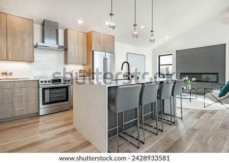 Similar – Image, Stock Photo Interior of kitchen with various appliances