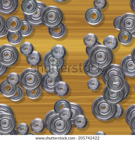 Sprockets seamless generated hires texture