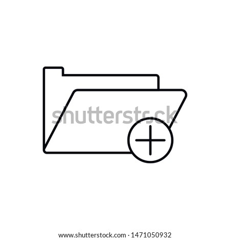Add Folder Icon. Expand Folder Icon. Modern, simple flat vector illustration for web site or mobile app