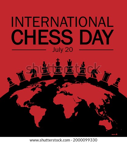 Vector Image, International Chess Day july 20