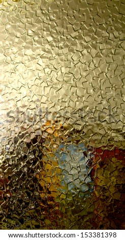 glass shards in dark and light colors