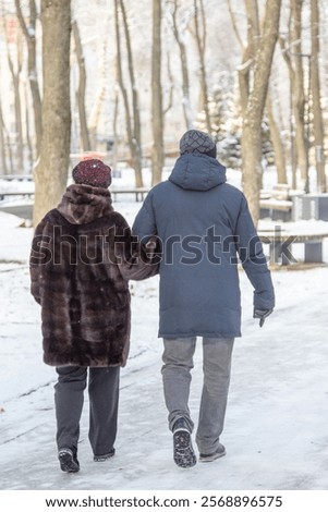 Similar – Image, Stock Photo Smile despite cold