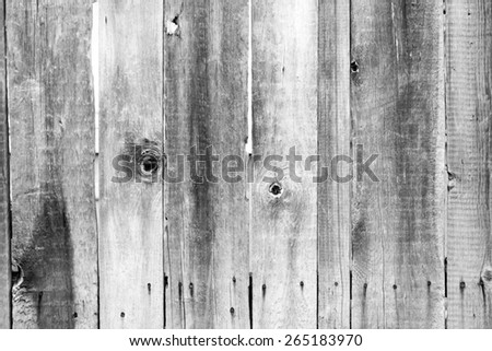 Wood texture barn board black and white photo