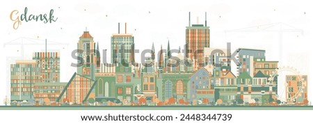 Similar – Image, Stock Photo Gdansk City Historic Architecture In The Old Town