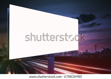 Foto Bild Lighttrails auf der Autobahn