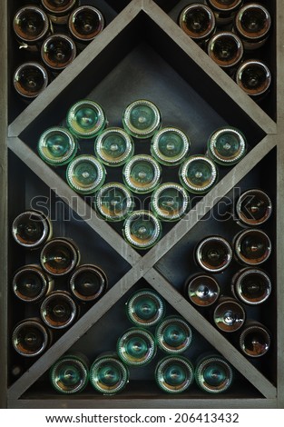 Wines on Wine Rack