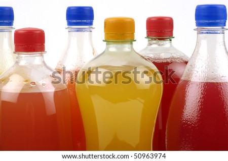 fruit juice plastic bottle