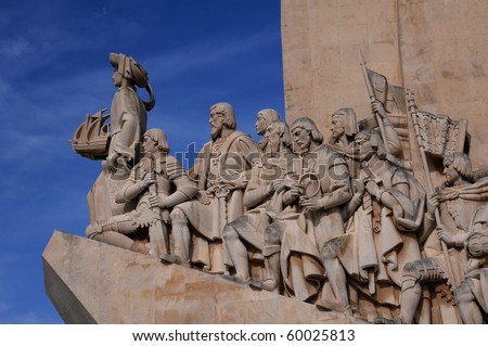 Portugal, Age Of Discovery Monument In Lisbon Stock Photo 60025813 ...