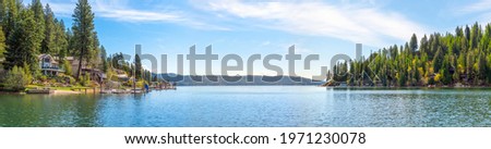 Similar – Image, Stock Photo Panoramic view of Lake Bled, Slovenia