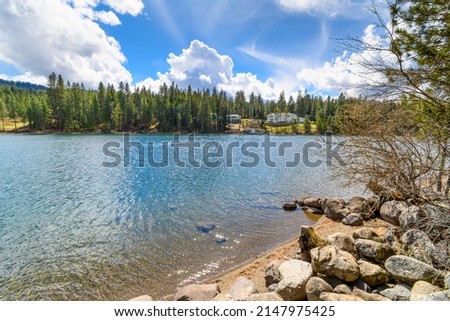 Image, Stock Photo The lake in the summer