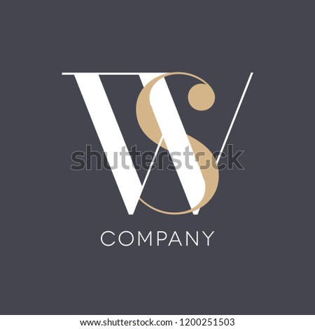 W S logo design
